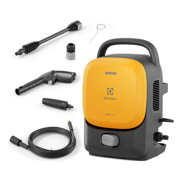Lavadora De Alta Pressão Electrolux 1650psi 1400w De Potência Com Engate Rápido Easywash Lava Jato Lava Car Qws1650