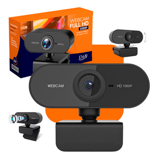 Webcam Camera Full Hd Zoom 1080p 360 Graus Videoconferencia Streamcam Web Cam Entrada Usb 2.0 Com Microfone- Dax Ilumine Webcam Camera Full Hd Zoom 1080p 360 Graus Videoconferencia Streamcam Web Cam Entrada Usb 2.0 Com Microfone- Dax Ilumine