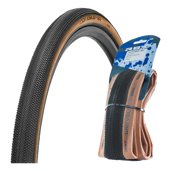 Neumático Rbx 700x40c Gravel Gp Kevlar Tr Pared Café