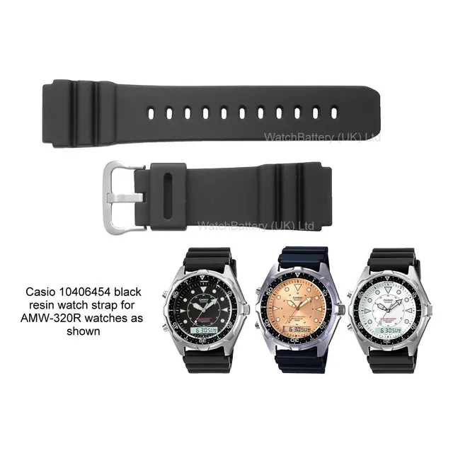 Correas Casio Reemplazo Modelos Amw-320 / Amw-330 Nuevas