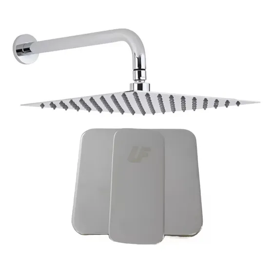 Mezclador Ducha Registro Monocontrol + Ducha Cuadrada 8''