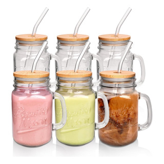 Anotion Vasos Para Beber Mason Jar Tarros De Vidrio De 16 Anotion Vasos Para Beber Mason Jar Tarros De Vidrio De 16