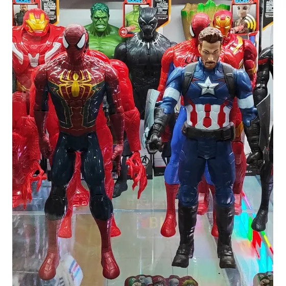 Muñecos Superhéroes Spiderman, Hulkavengers, Vários Modelos