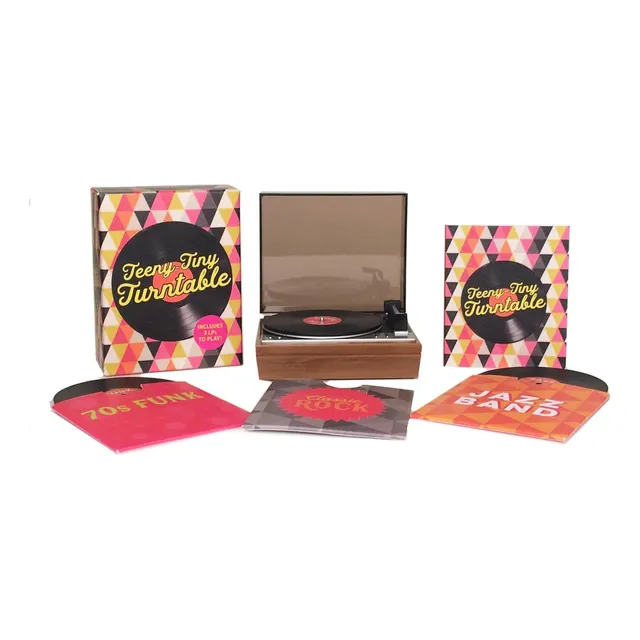 Libro: Tocadiscos Teeny-tiny: ¡incluye 3 Mini-lp Para Jugar!