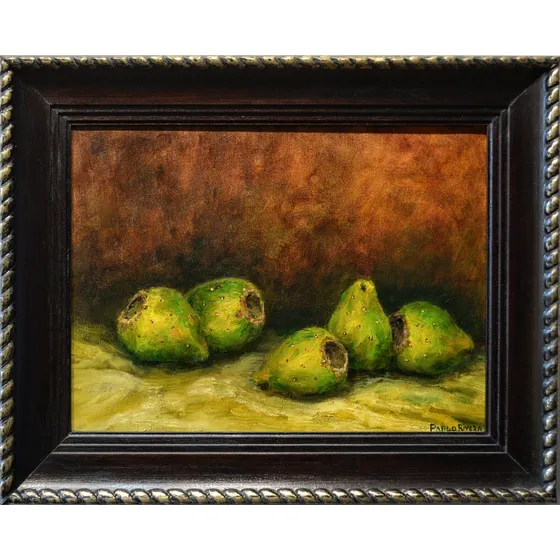 Cuadro Oleo Original Bodegon Antiguo 42x52 Pablo Rivera #2
