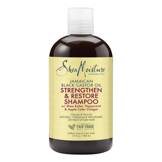 Shampoo Shea Moisture Óleo De Rícino Jamaicano 384ml