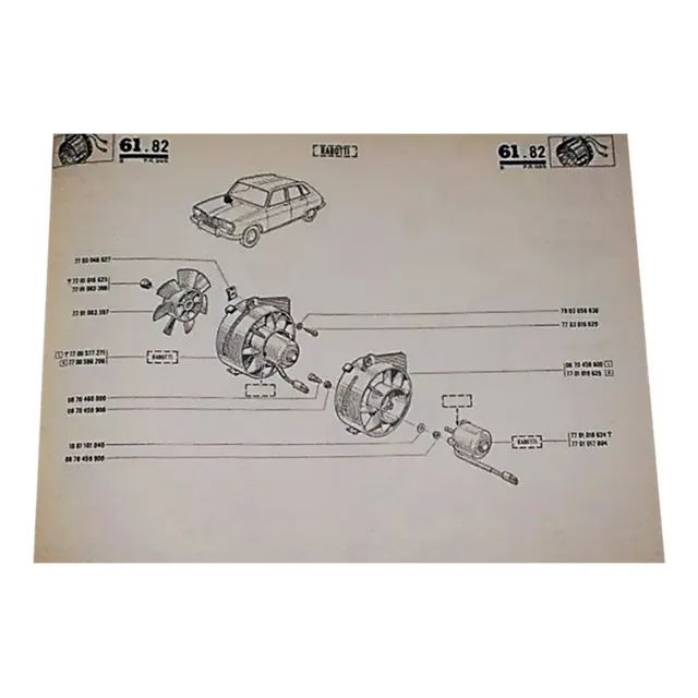Catalogo De Piezas Renault 16 - Repuestos Y Accesorios