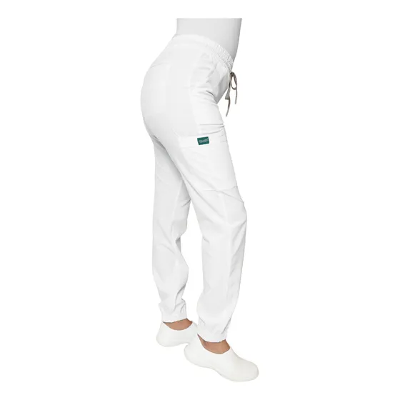 Pantalón Quirúrgico Médico Cintura Alta Recto Y Jogger Mujer