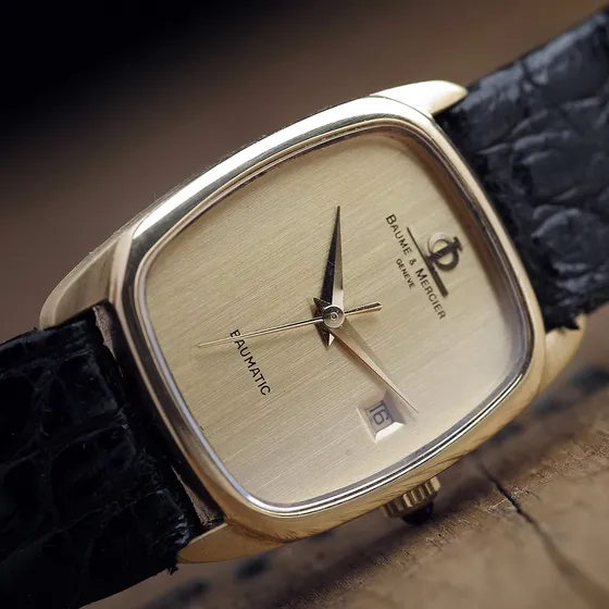 Baume & Mercier Baumatic Ouro 18k Sólido - 23mm - Com Estojo