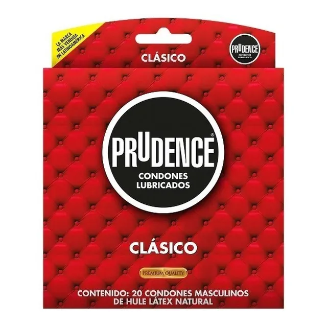 Prudence Clasico 20 Condones Masculinos