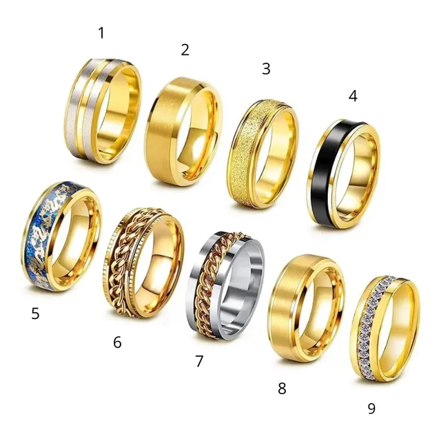 Anillos Para Damas Y Caballeros Acero Inoxidable