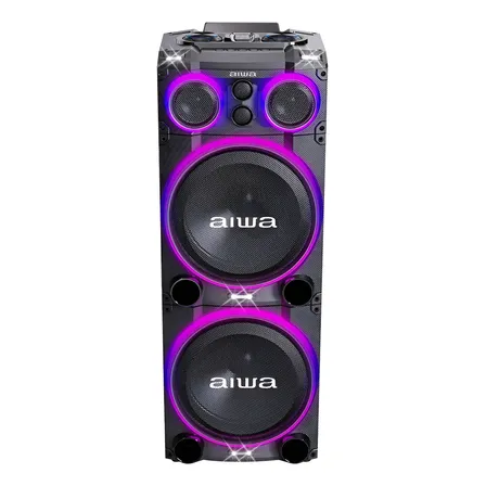 Bocina Doble 4000w Pmp Awpoc15 Aiwa Color Negro Negro Negro