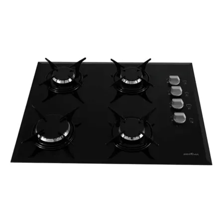 Cooktop 4 Bocas A Gás Bct4p Preto Britânia