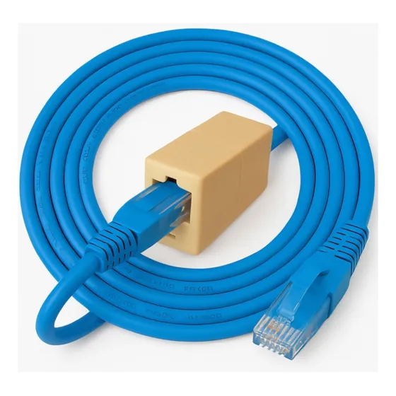 Kit  Extensão Cabo De Rede Internet  - Emenda + 15m De Cabo