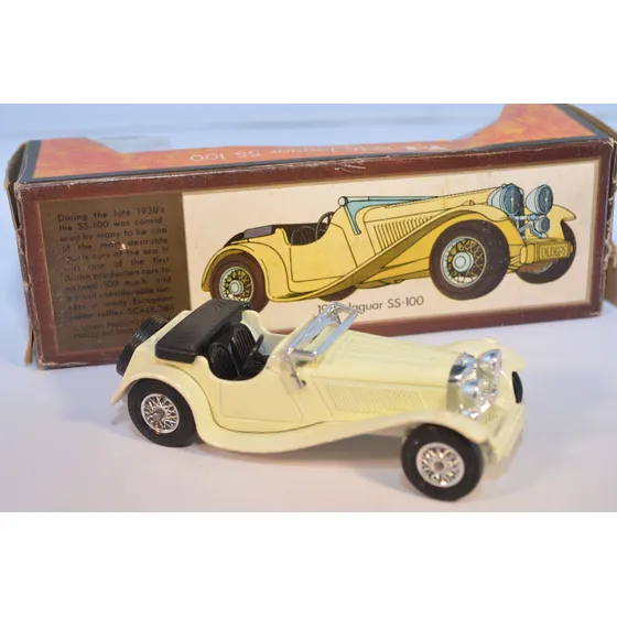 Carro De Coleccion Matchbox Jaguar Ss 100 1936 Vintage