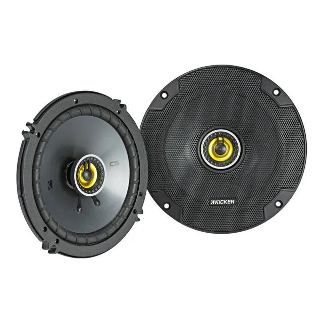 Bocinas Kicker 6.5 Pulgadas 46csc654 2 Vias 300w Max Color Negro
