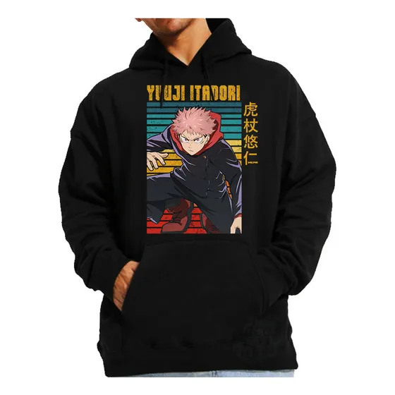 Canguro Jujutsu Kaisen Yuji Itadori 03 (negro:) Ideas Mvd
