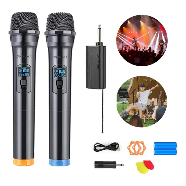 Micrófono Inalámbrico Profesional Onikuma K01 Karaoke Kit