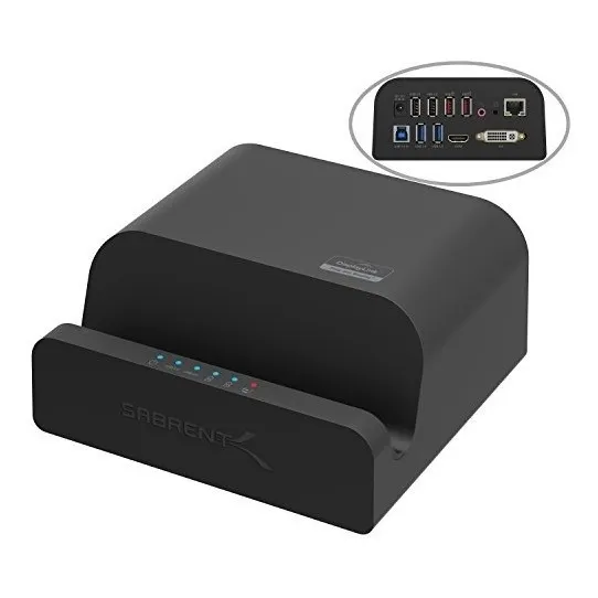 Estación Base Sabrent Usb 3.0 Con Soporte P/tablet Y Laptop