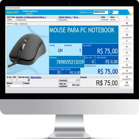 Sistema De Pdv Para Estoque E Loja, Vendas + Frente De Caixa