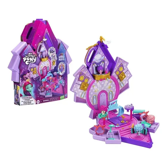 My Little Pony Mini World Magic Salon De Belleza Mane Melody Color Rosa Chicle