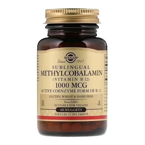 Vitamina B12 Metilcobalamina Sublingual 1000mcg 60caps