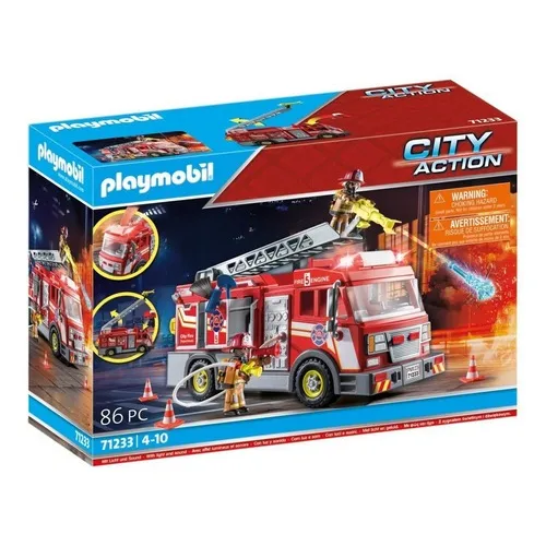 Playmobil Rescue Camión De Bomberos 71233