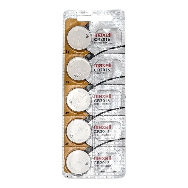 Bateria De Litio Maxell 3v 2016 5 Unidades Cr2016