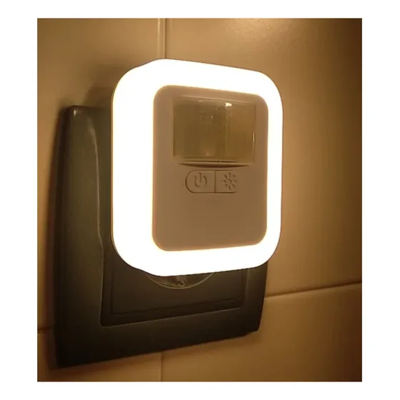 Luz Led Noche Cálida Sensor Nocturna Espantacuco Automatica