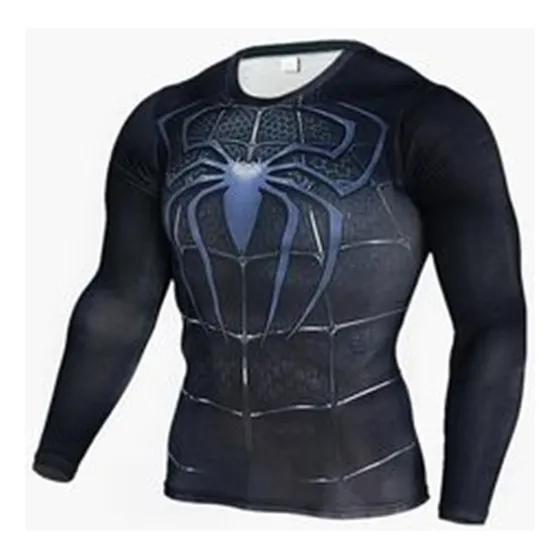 Camisetas Deporte/gym Spider/capitan/batman Busos