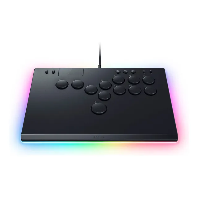 Mando arcade óptico Razer Kitsune multibotón para ps5 y pc color negro