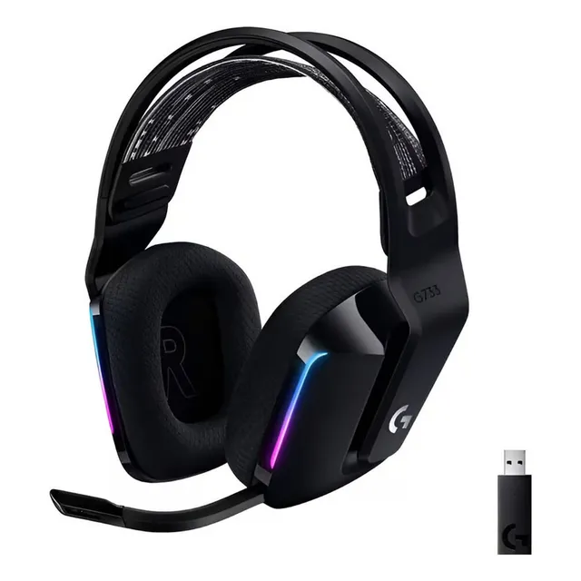 Audifono C/microf. Logitech G733 Lightspeed Black