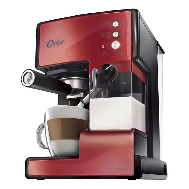 Cafetera Oster Primalatte Color Rojo