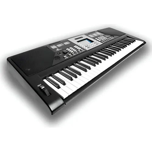 Teclado Pegasus P222 61 Teclas Ritmos Brasileiros Preto MIDI