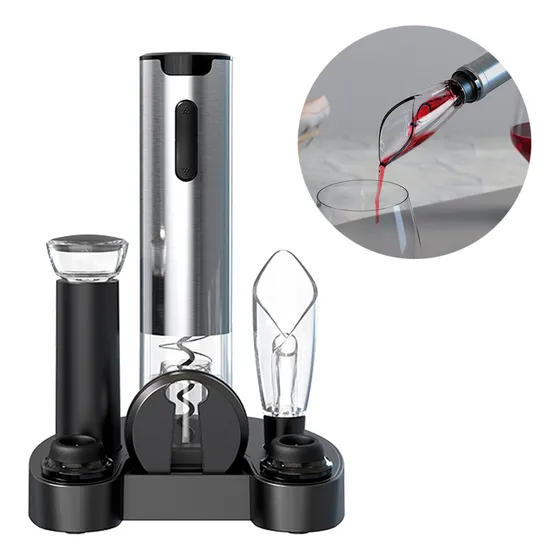 Set Vino Gadnic Sacacorchos Eléctrico Automático