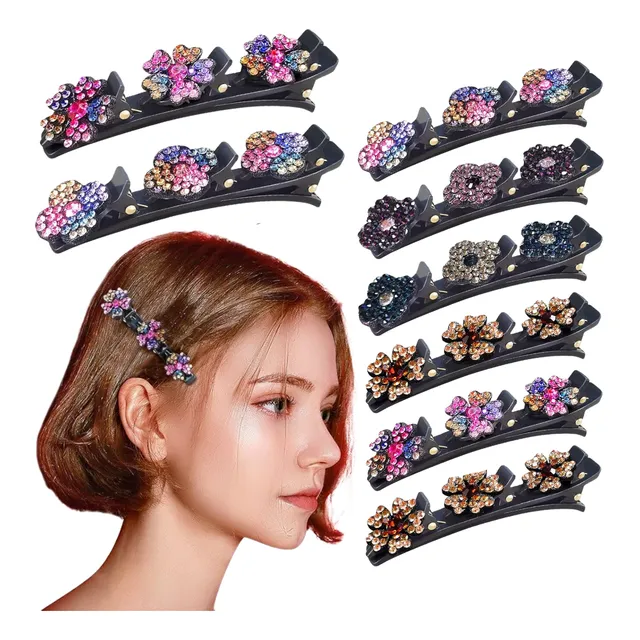 Pinzas Cabello Diadema De Flores Hebillas Accesorios Pelo