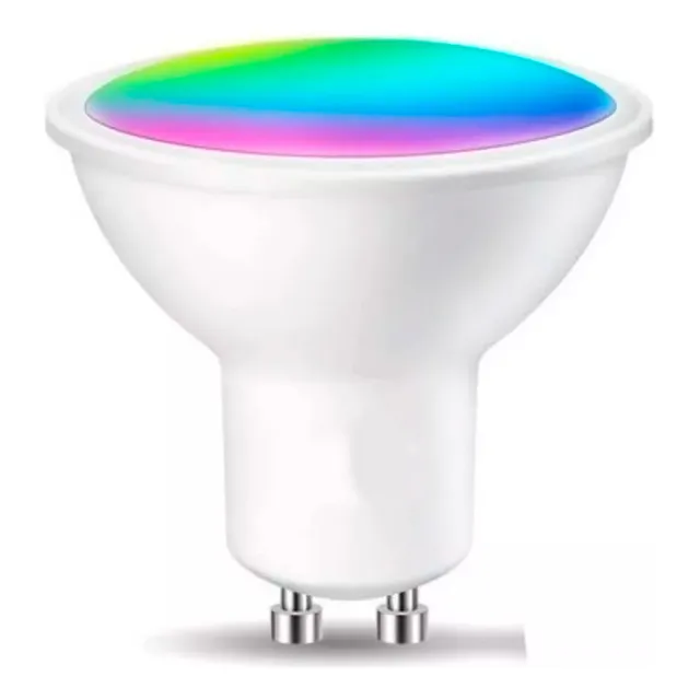 Lámpara Micro Led Smart Gu10 Wifi Rgb App Tuya 5w 240v Dim