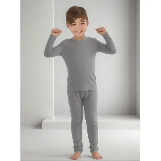Conjunto + Meia Segunda Pele Infantil Ou Bebê Inverno 