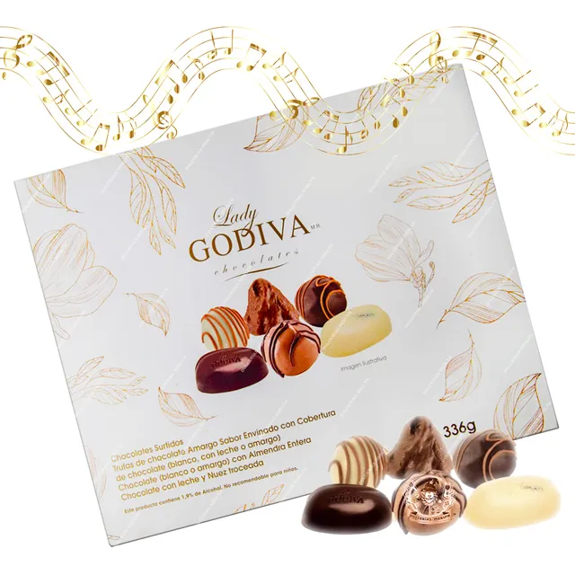 Lady Godiva Trufas De Chocolate Delicatesse Estuche 336 Gms
