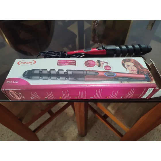 Plancha Secadora Rizadora De Cabello Koral Para Rulos