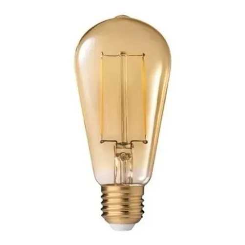 Pack X 4 Lamparas Led 8w Multi Filamento Vintage Pera Oferta