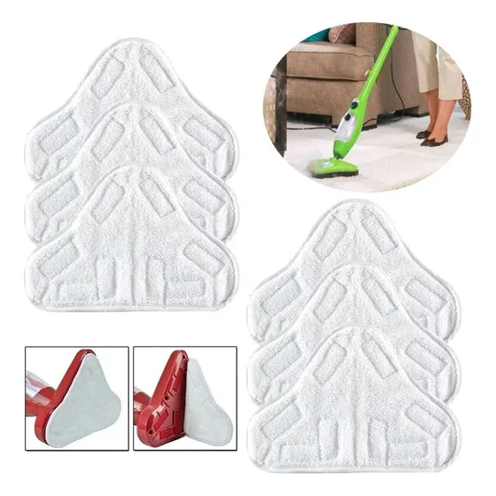 6 Unidades Para Capa De Pano De Limpeza H2o X5 Steam Mop