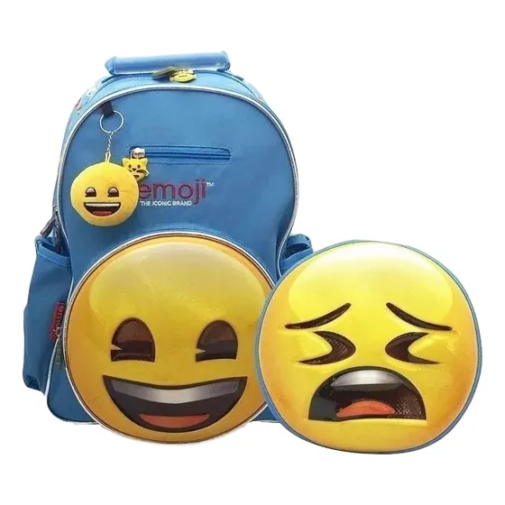 Mochila Emoji Espalda 39cm - Espacio Regalos