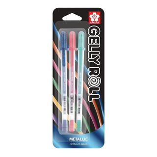 Set 3 Plumas Gelly Roll Metallic Sakura Bolígrafo Gel Set 3 Plumas Gelly Roll Metallic Sakura Bolígrafo Gel