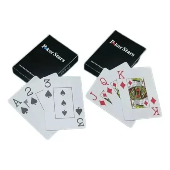 Cartas Barajas Poker Stars Plásticas 2 Mazos