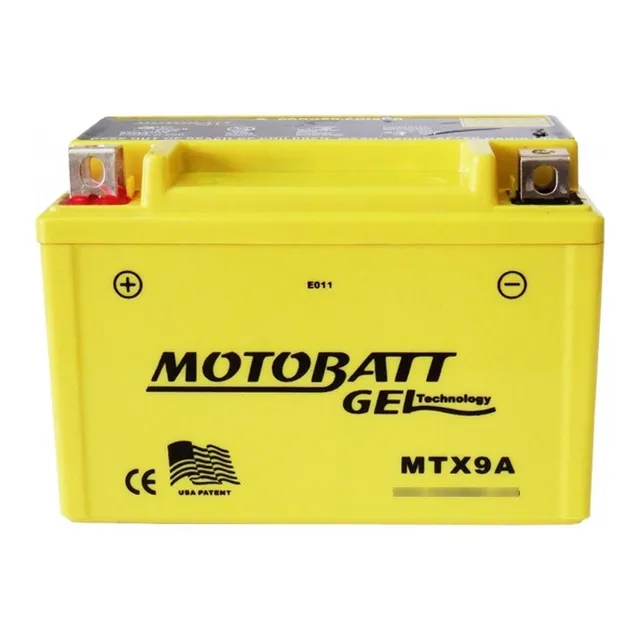 Batería Ytx9bs Motobatt Gel Ns200 Duke Ninja Z250 Gsr Dr650