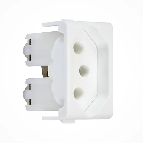 Modulo Tomada 2p+t 10a/20a 250v Branco Lunare Schneider