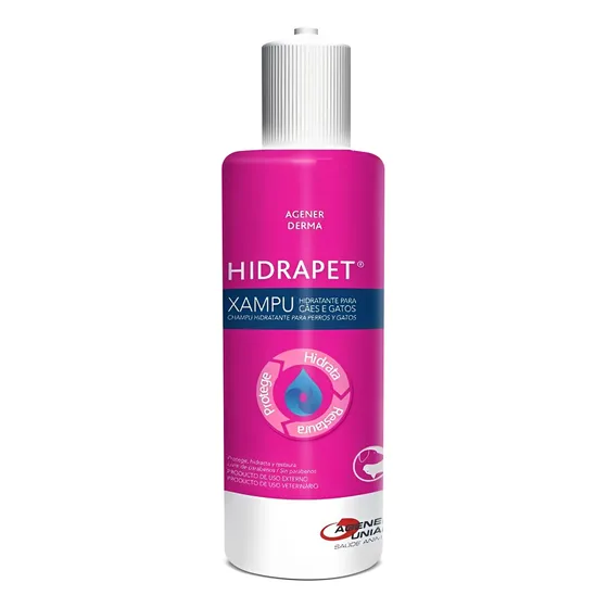 Hidrapet 500ml Xampu Hidratante P/ Cães Gatos Agener