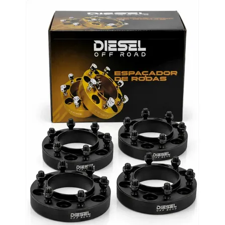 Espaçador Alargador Roda Toyota Hilux 28mm 2005 Até 2026