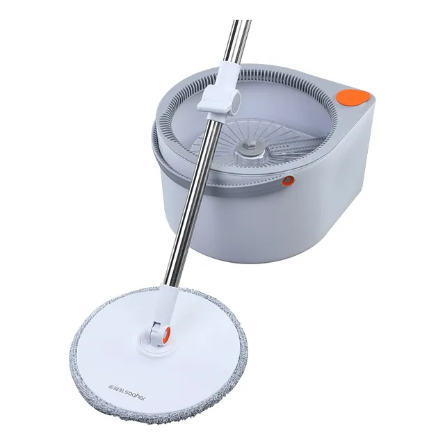 Trapeador Cubeta Giratoria, Trapeador De Microfibra+2 Recamb